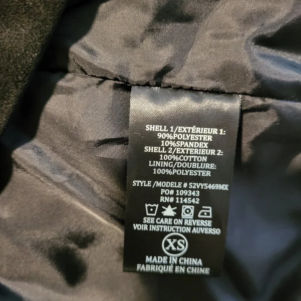 NEW SL8 Black Faux Suede Moto Jacket size XS - Picture 4 of 5